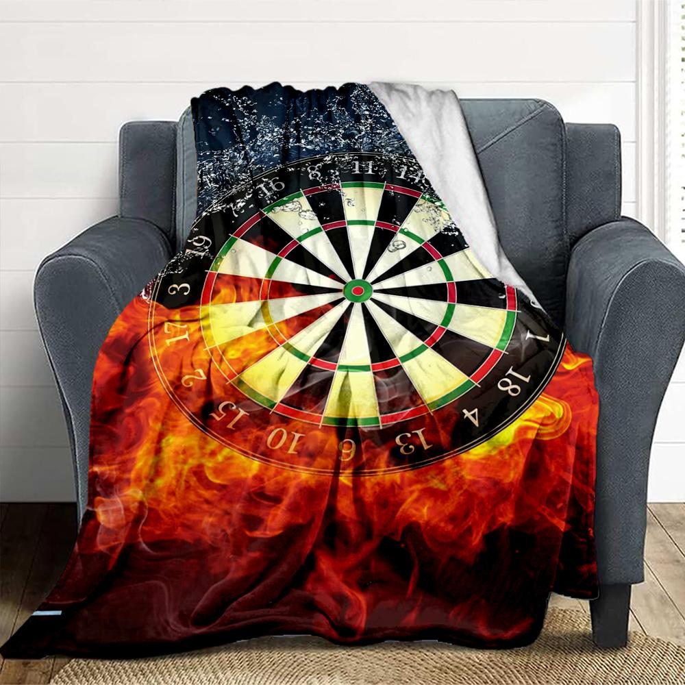 Dart Fire Flannel Blanket Throw Blanket Soft Warm Sofa Bed Camping home Decor Unique Christmas Gift C9261263
