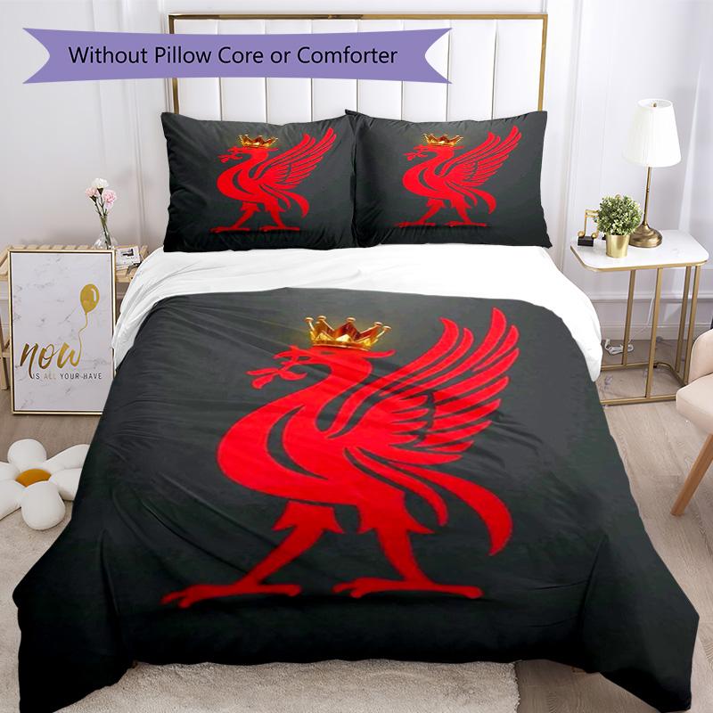 Liverpool Quilt Cover Set Suitable for Guest Room Machine Washable Perfect Gift for Friends Family