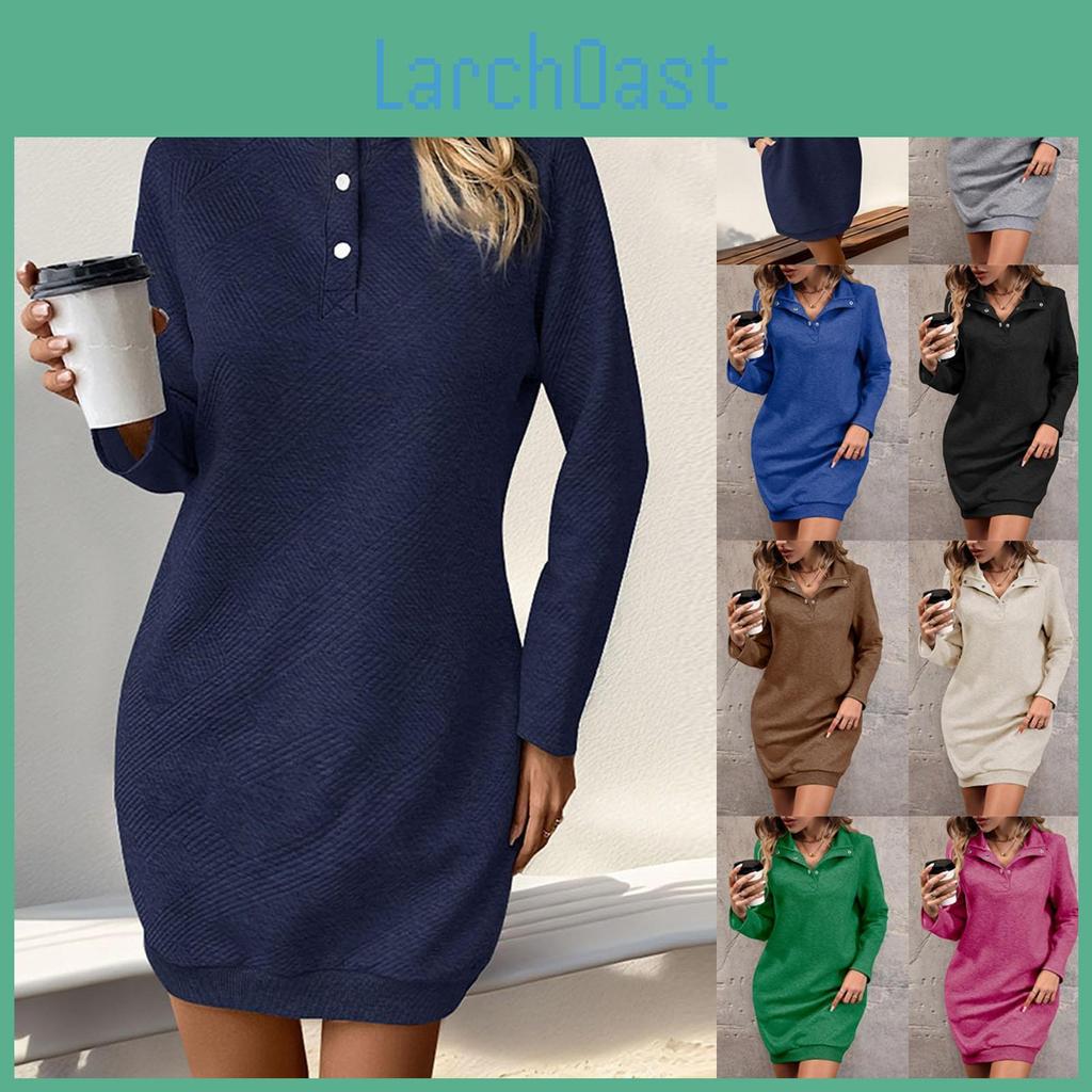 Sweatshirts Long Fall Womens Dresses Sleeve Fleece Sweaters Pullover Clothes With Pockets