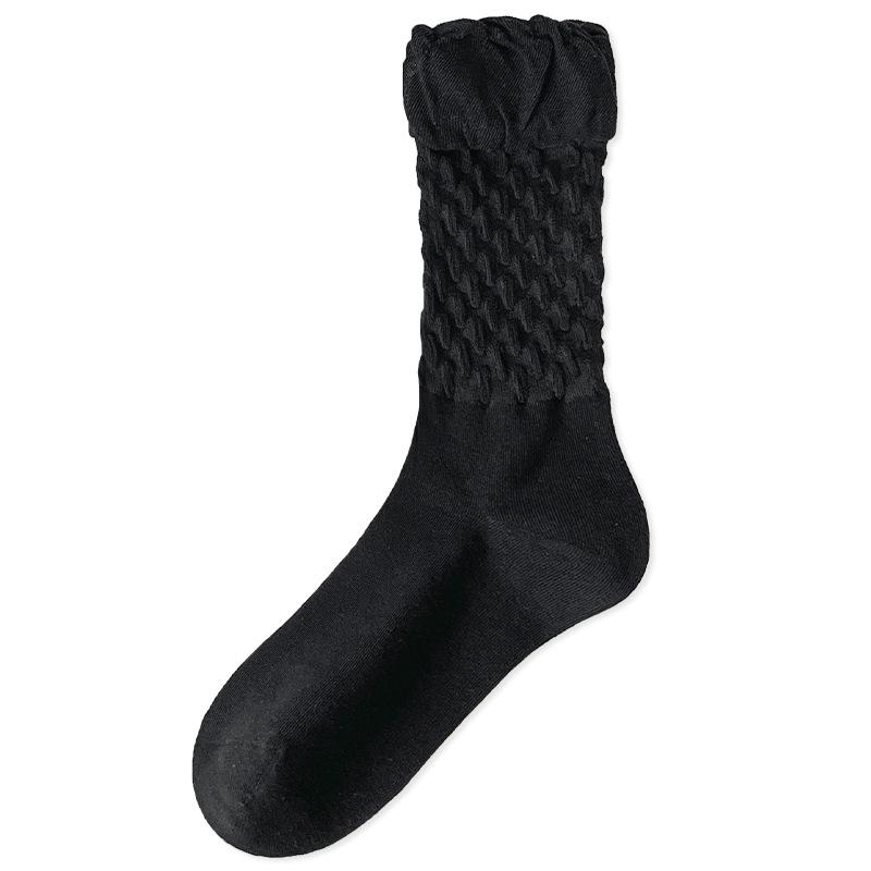 Женские бесшовные носки-пузыри, носки-трубы в стиле принцессы, весенне-осенние универсальные носки с высоким паголенком