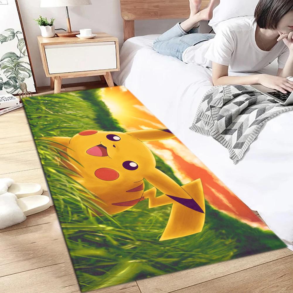 Fashion Entrance Mat Living Room Rugs Decoration P-Pikachuus Balcony Doormat Front Door Super Absorbent Bathroom Rug Floor Mats