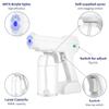 800 мл Портативный беспроводной распылитель Машина Синий свет Нано-паровой распылитель Дезинфекция Распылитель USB-зарядка 1000 Вт