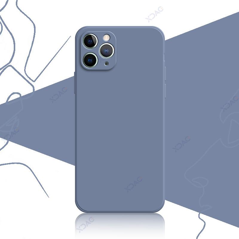 Милые чехлы для телефонов iPhone 11 Pro Max iPhone11 11Pro 11ProMax 360 Мягкие квадратные жидкие силиконовые сумки Armor Shield