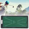 Mini Golf Putting Swing Practice Mat Hitting Training Flannel Rubber Pad for Indoor Outdoor