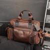 Korean Retro Men's Handbag: Trendy Document & Laptop Messenger Bag