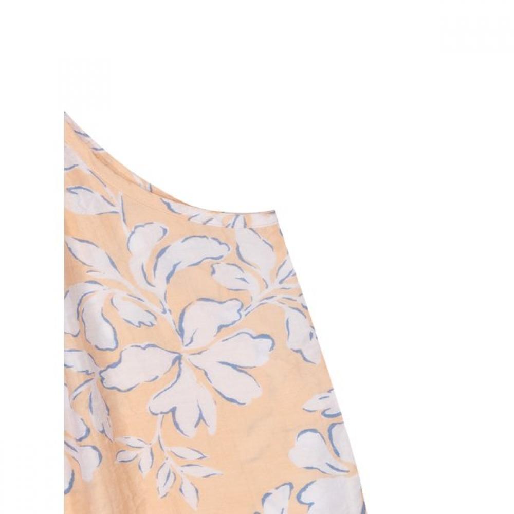 Barbara Women S Orange Flower Pattern Pajama awp4627S