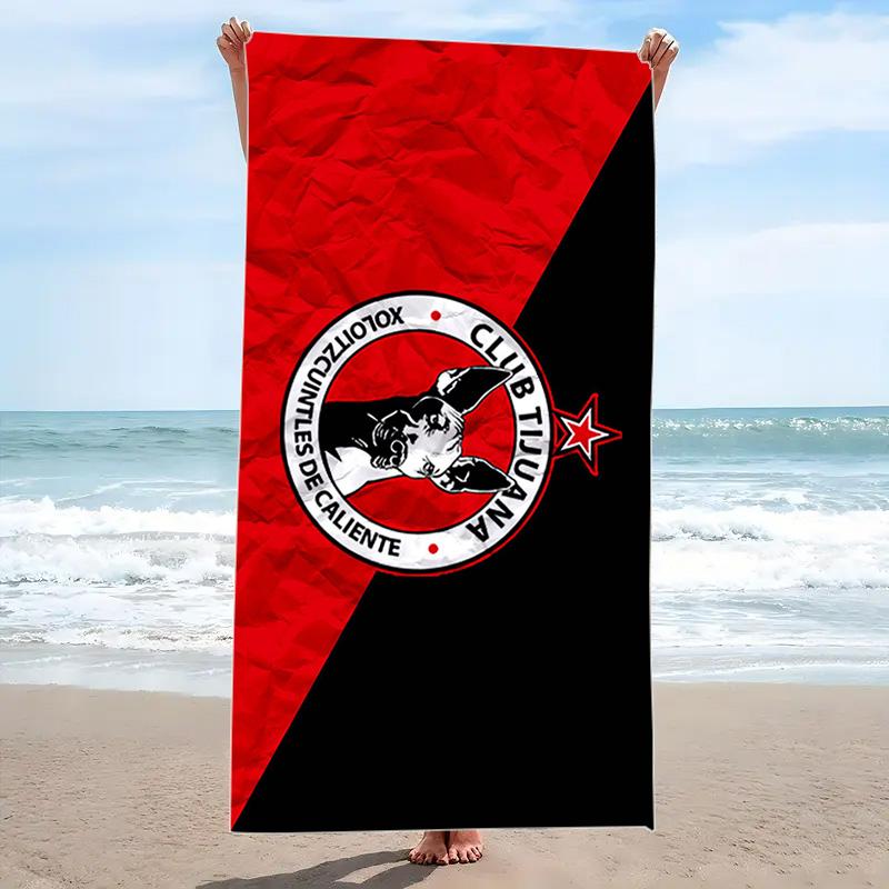 Club Tijuana Print Beach Towel, Large Soft Quick Dry Towel for Beach Camping Swimming