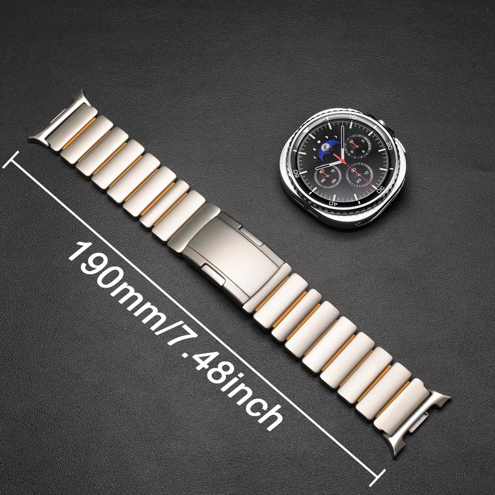 Титановый ремешок для Samsung Galaxy Watch 8 44 мм 40 мм 8 Classic 46 мм Браслет Металлический деловой ремешок для Galaxy Watch Ultra 2025