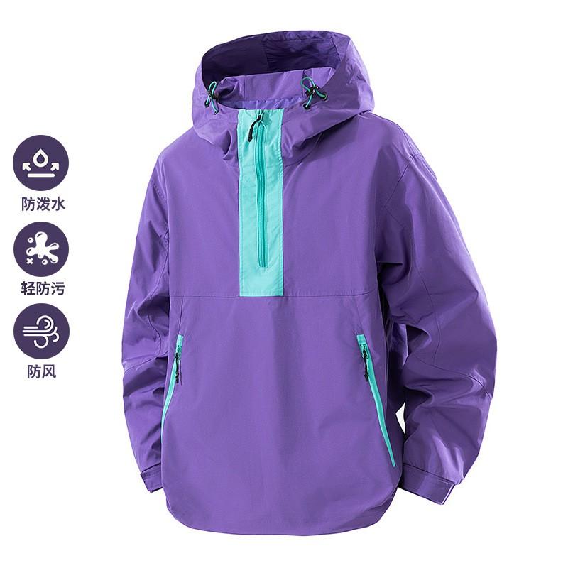 Unisex Lightweight Hooded Softshell Jacket Fall Outdoor Sports Casual Wear