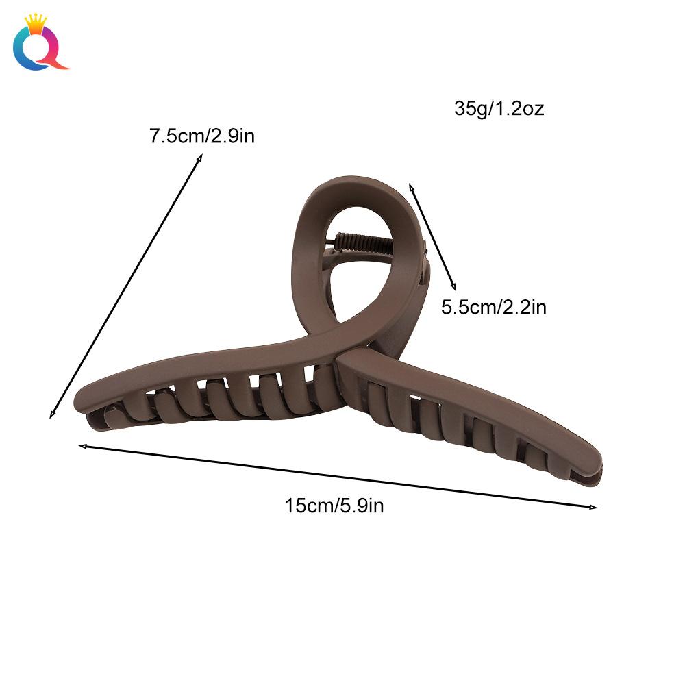 Frosted 15cm Oversized Hair Clip Hair Accessories