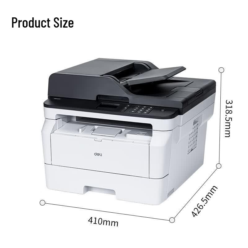 Deli M3400ADN A4 Multifunction Laser Printer CN plug (adapter included)