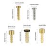 50 Set Bicycles Hydraulic Brake Hose Inset Replacements Part Brake Connector Insert Connecting Bolts Bleed