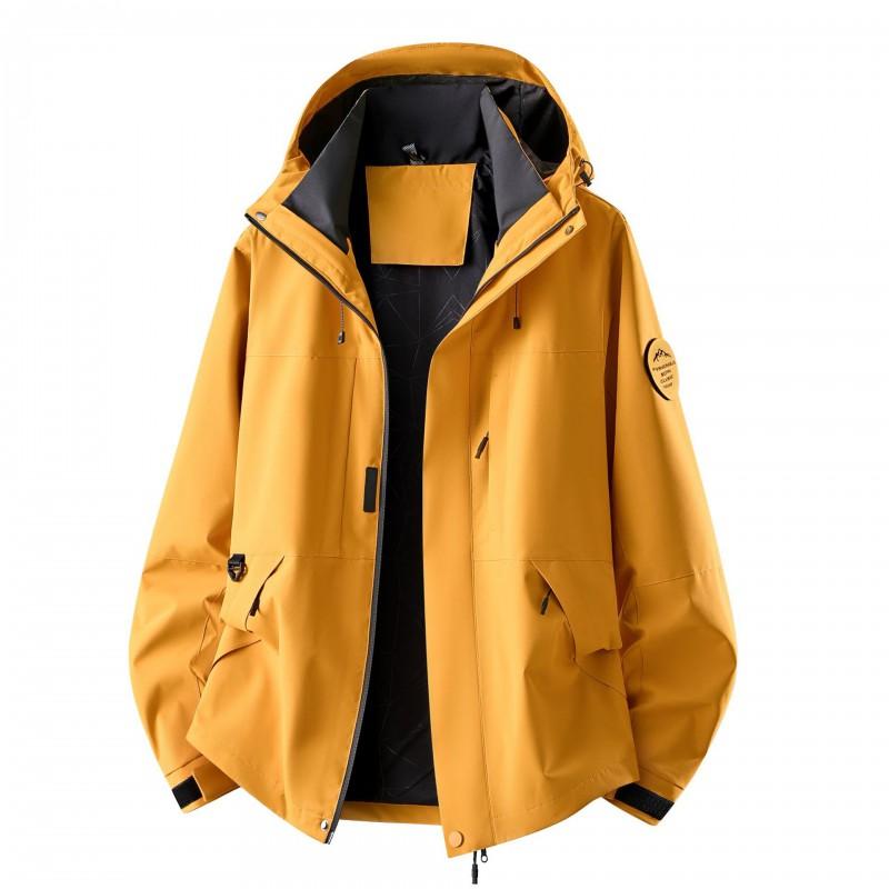 Men Women Winter Waterproof Windproof Hiking Jacket With Removable Down Liner Outdoor Camping Trekking Travel