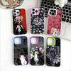 Danganronpa Дзюнко Эносима Монокума Цветной Серебристый Матовый Для IPhone Чехол для Телефона 17 16 15 14 13 12 11 Pro Max XR Plus Ударопрочный