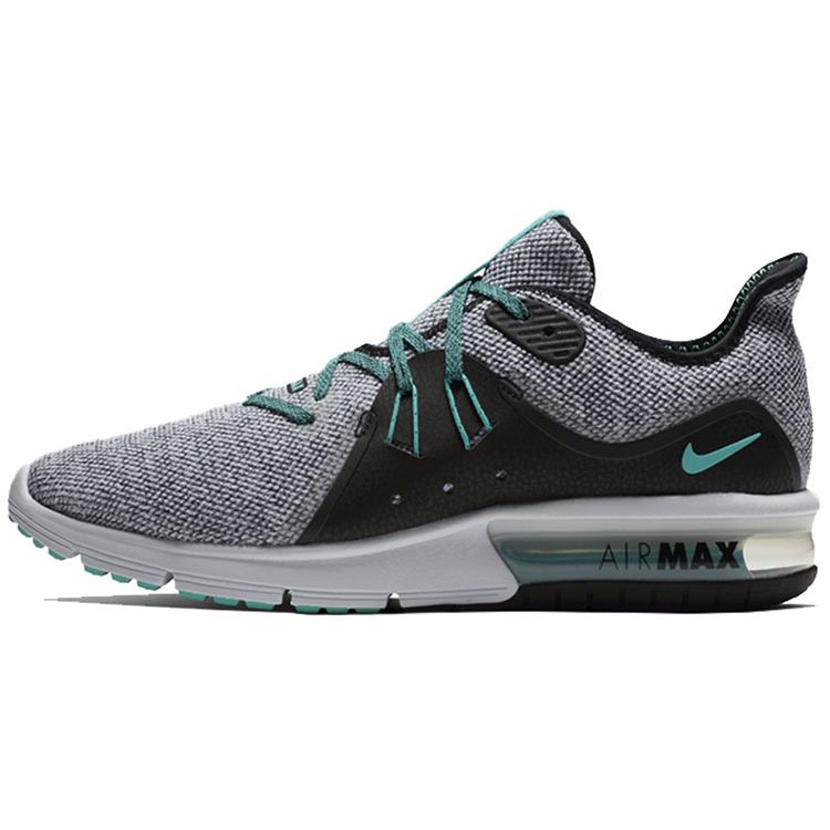 Nike Air Max Sequent 3 Hyper Jade Men Sneakers White Hyper-Jade-Black 921694-100