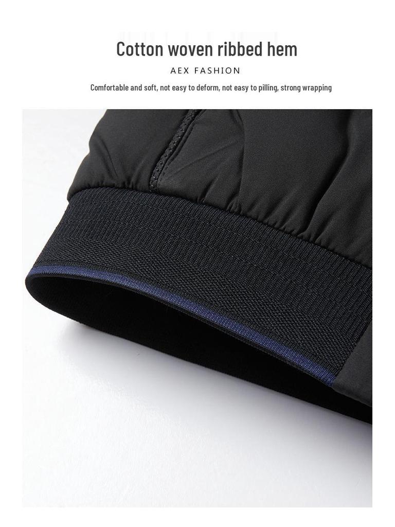 Мужская модная утолщенная зимняя хлопковая куртка - Молодежная повседневная куртка на все случаи жизни