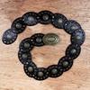 Bohemian Wide Waist Belt for Women Vintage Western Style Round Hollow Out Design for Dress Jeans Casual Outfits
