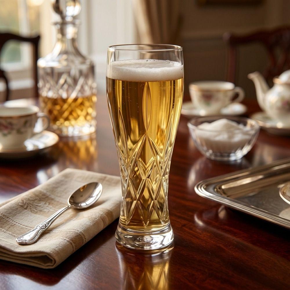 Thickened Juice Glass Exquisite Carved Ice Coffee Cup Drinkware Glass Beer Mug Barbecue
