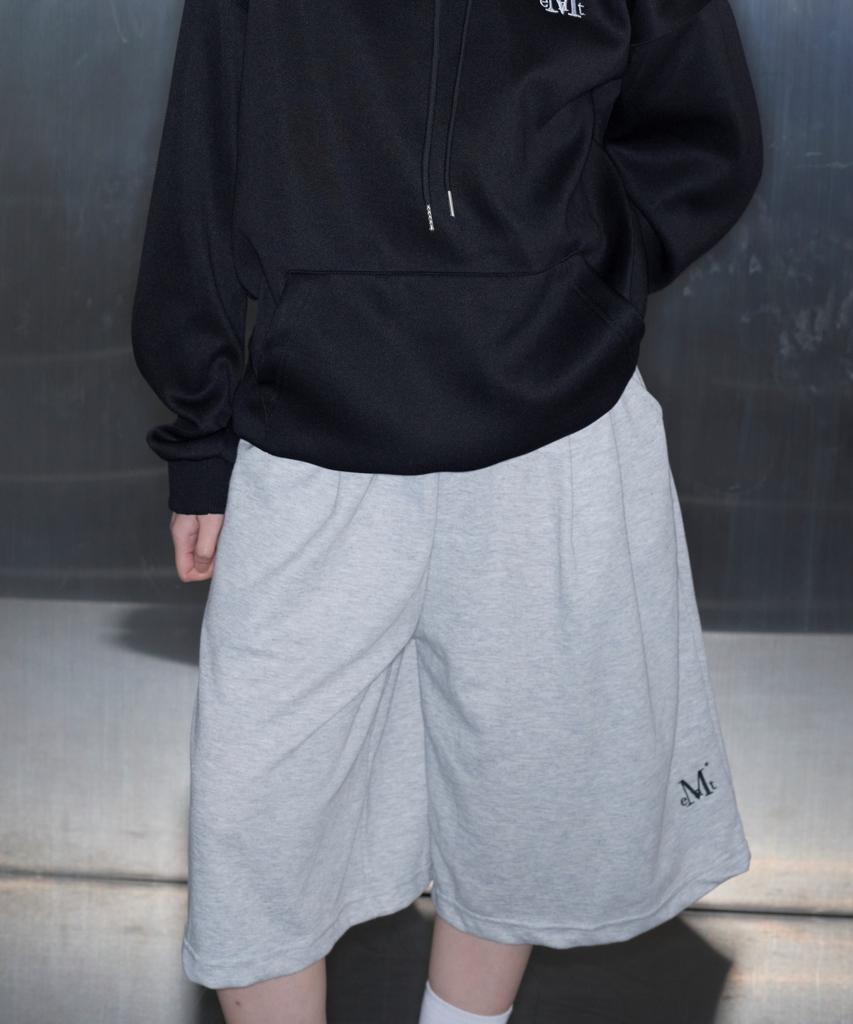 MUCENT Unisex Bermuda Sweatpants 3/4 Length Shorts (Black, Gray)