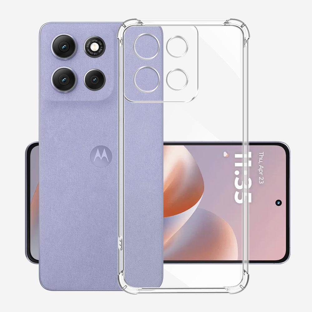 Для Moto G86 Power G67 Power Чехол Силиконовый Мягкий Чехол для Телефона Для Motorola G56 Moto G86 G06 Прозрачный Защитный Чехол с Подушкой Безопасности