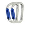 Climbing Type HMS Key Lock CE with Twist Lock Fall Wire Diameter Set Carabiner, Auto-lock Carabiner, Carabiner, 30KN, Certified, (quick Lock),