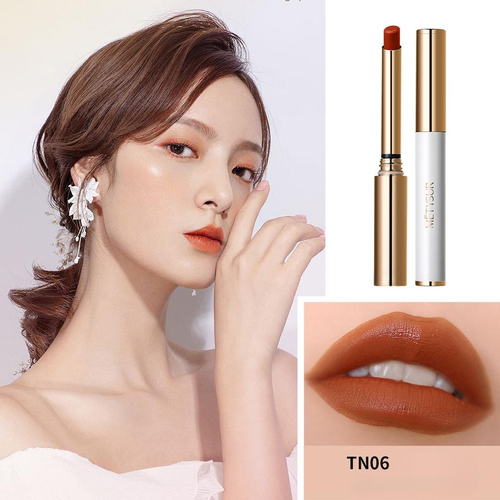 Зеркальная стойкая помада, увлажняющая, пухлая, яркая помада, которую нелегко размазать.