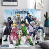 1PC Hunter X Hunter Patterned Flannel Blanket Suitable For All Seasons For Home Decor Warmth And Comfort Gifts Holiday Present
