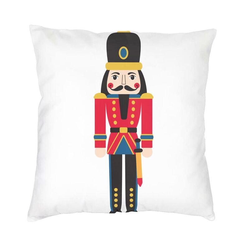 Щелкунчик-солдат, игрушка в подарок, чехол для дивана, домашний декор, квадратная наволочка
