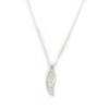 Les Trésors De Lily [L7237] - White 'Sissi' Silver Necklace