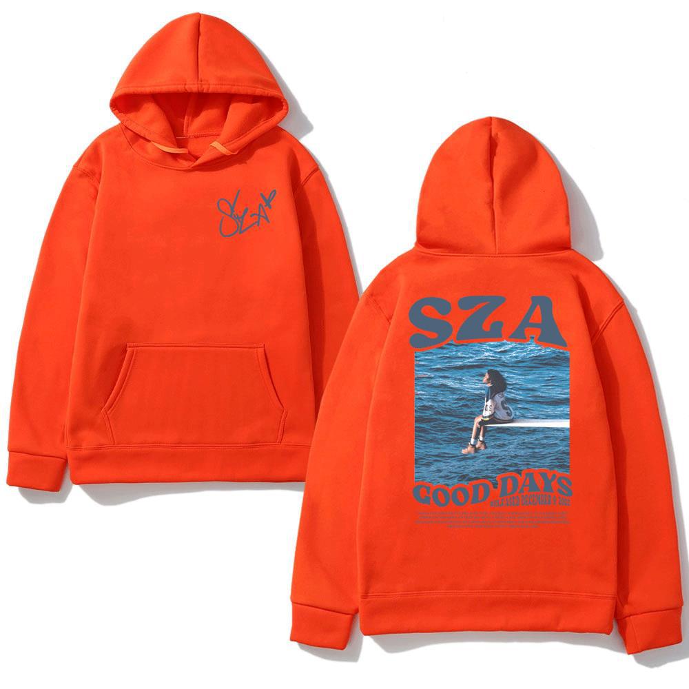Осенние женские толстовки унисекс с капюшоном SZA Music Album SOS Graphic Hoodie
