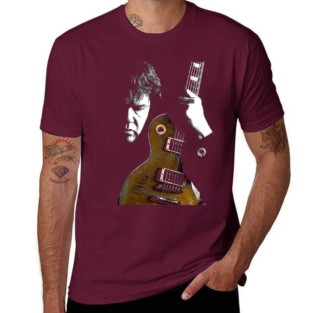 Gary Moore Tshirt Oversized Boys Whites Anime Summer Tops Sweat Shirts Unisex