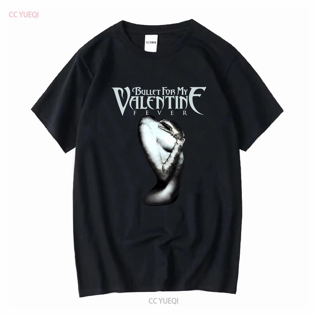 Bullet For My Valentine Fever Album T Shirt Long Or Short Sleeves Vintage Washed Stretched Breathable Homme Comfortable
