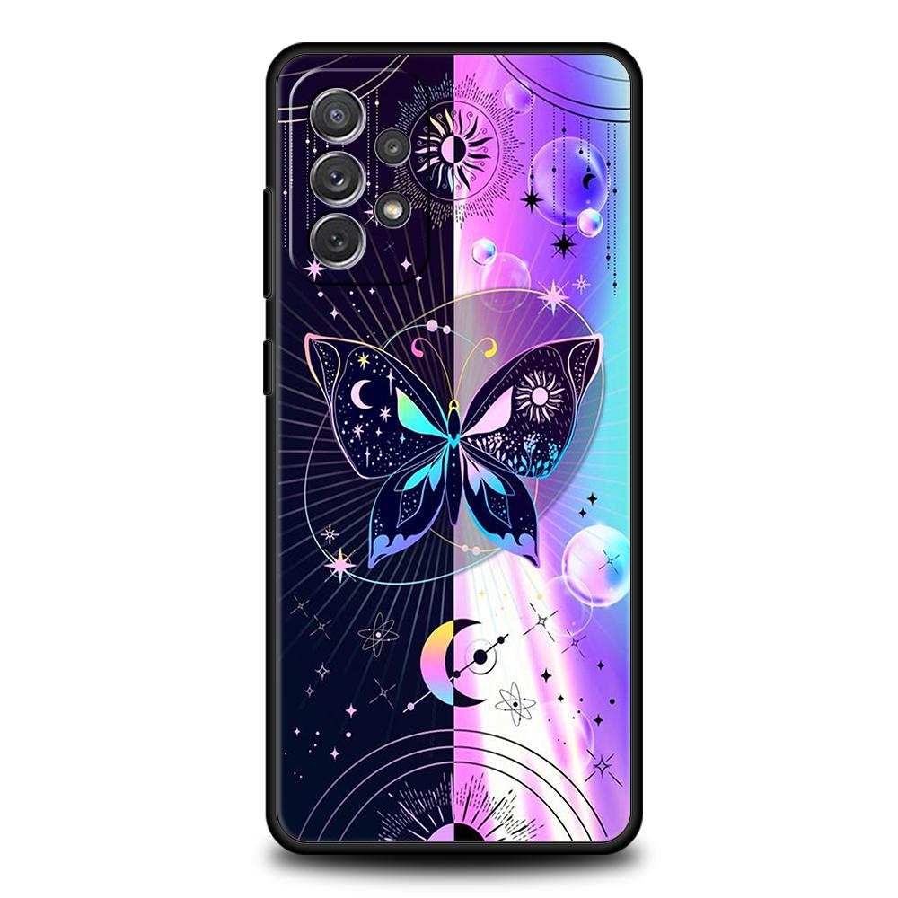 Чехол-бабочка с кристаллами для Samsung A24 A12 A14 A32 A50 A70 A20E A20S A10 A10S A22 A30 A40 A34 A54 A42 A52 5G A02S A04s A72