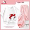 Hello Kitty Летний повседневный комплект для девочек