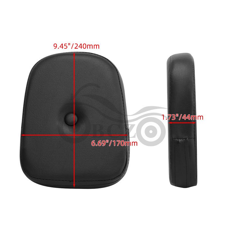 Modified Passenger Backrest Seat Cushion for Harley Magna 250 & Iron Horse 400 Motorcycles