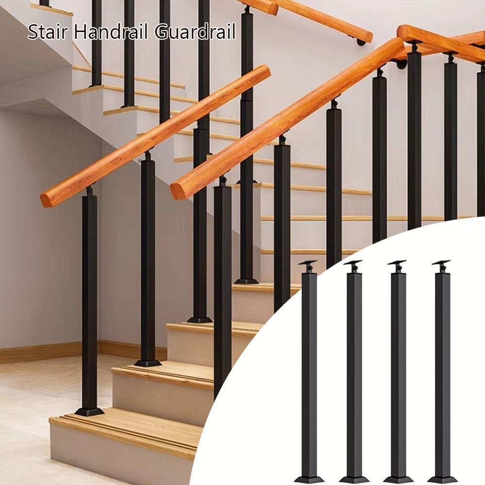 1Pcs Simple Metal Baluster 85x4cm Wrought Iron Stair Column Balcony Fence Interior Attic Villa