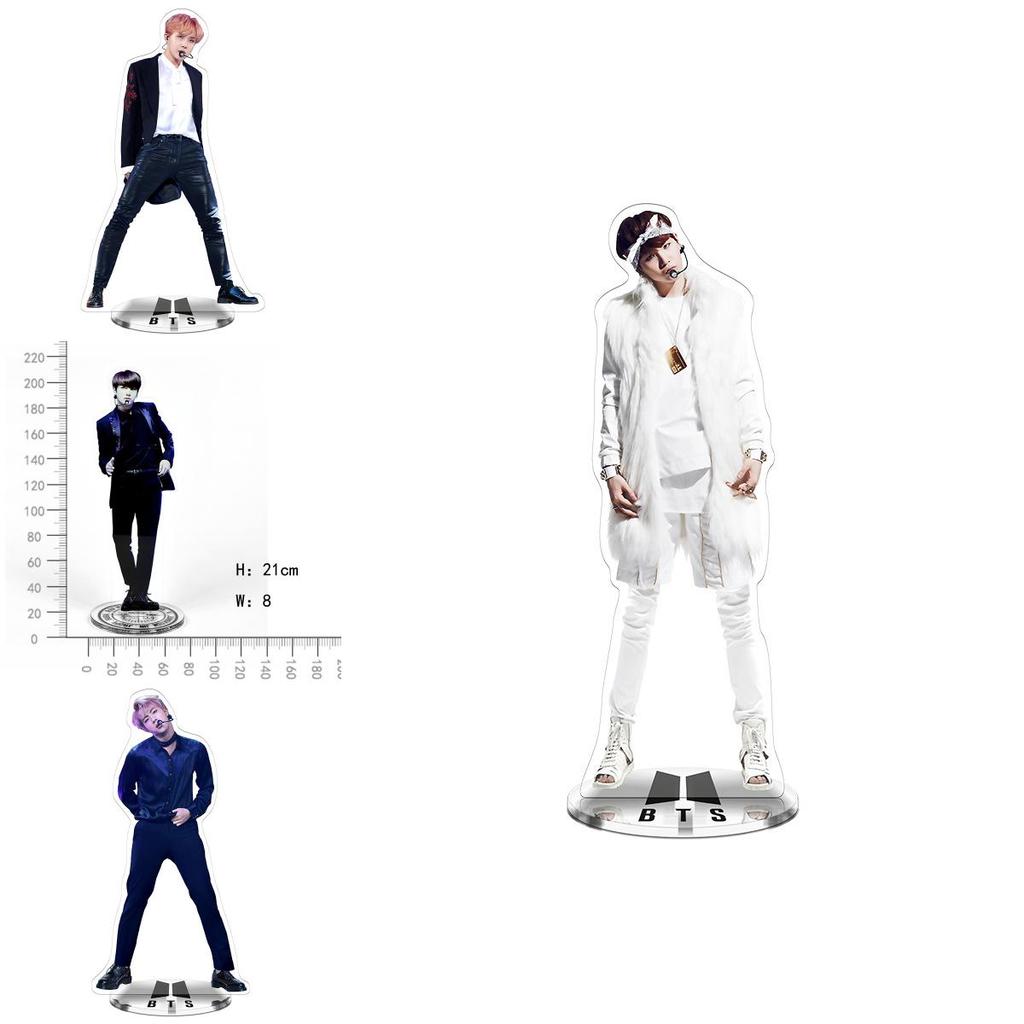 Premium Quality Kpop Bts Fake Love Yourself Acrylic Standee Action Figure Doll For Elegant Table Desk Decor