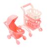1/12 кукольный домик имитация мини супермаркет тележка для покупок детская тележка корзина для покупок модель кукольный домик украшения аксессуары