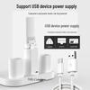UOSU Foldable LED Desk Lamp with Fan & Clock