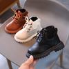 Детские ботинки для девочек, осенне-зимние, универсальные, для мальчиков, зимние, модные, повседневные, детские, нескользящие, школьные, ботильоны, боковая молния