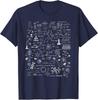 Science Physic Math Chemistry Biology Astronomy Gift Unisex T-Shirt