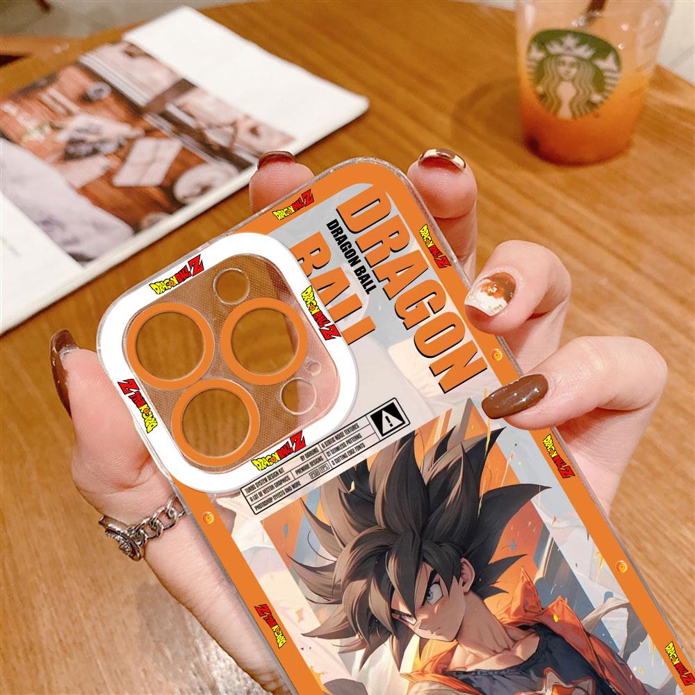 D-Dragon Ball Z Super Saiyan Clear Phone Case For Realme 15 5 6 7 7I 8 8I 9 9I 10 12 NOTE 70 C75 C71 C67 C65 C55 C53 C35 Case