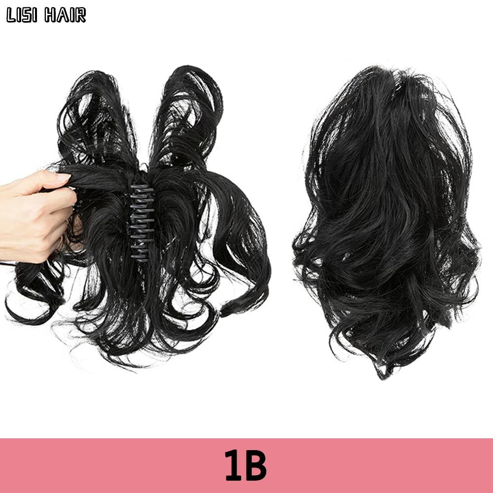 Накладной хвостик с зажимом для волос в виде конского хвоста, натуральный волнистый синтетический шиньон для женщин на каждый день