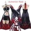 Acheron Cosplay Game Honkai Star Rail Acheron Red Costume Dress Wig Shoes Full Set Women Role Play Carnival Party Clothes