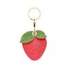 Leather Keychain Holder Case for Apple AirTag Cute Protective Air Tag Cover Keychain Ring Anti-Scratch Finder GPS Tracker Case