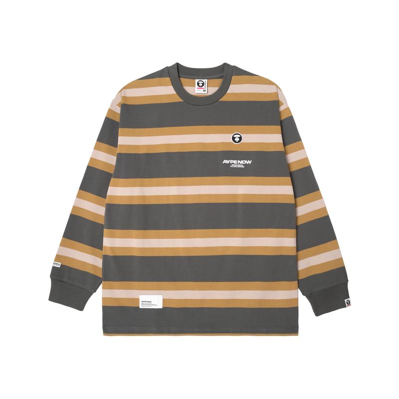 Aape Striped Long-sleeve T-shirt AAPLTM1371XXL
