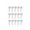1-20PCS Jewelry Polishing Brush Cotton Wool Felt Grinding Sanding Head Abrasive Buffing Wheel 3mm Shank Drill Rotary Tool