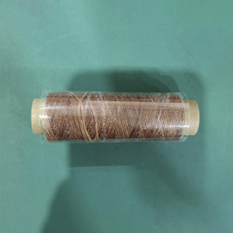 50 м/рулон для шитья кожи, плоская вощеная нить, восковая нить, ручная вышивка, ремесло 150D