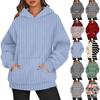 Womens Oversized Sweatshirts Fleece Hoodies Long Sleeve Pullover Outfits With Pocket