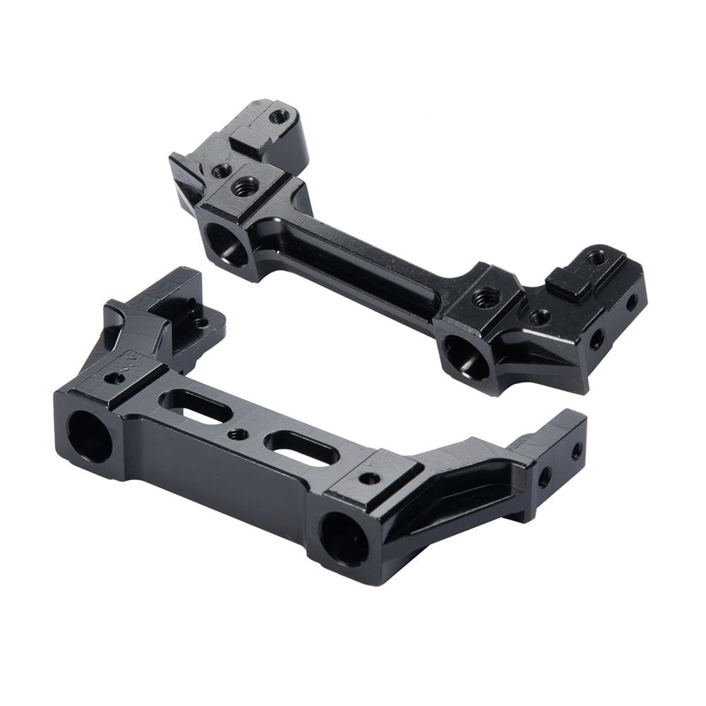 MIBIDAO Metal Front/Rear Frame Girder Bumper Fixed Bracket Mount for Axial SCX10 II 90046 1/10 RC Crawler Car Model Upgrade Part